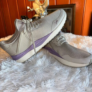New Puma Soft Foam Optimal Comfort Women's Lilac/Pewter Shoes Size US 10